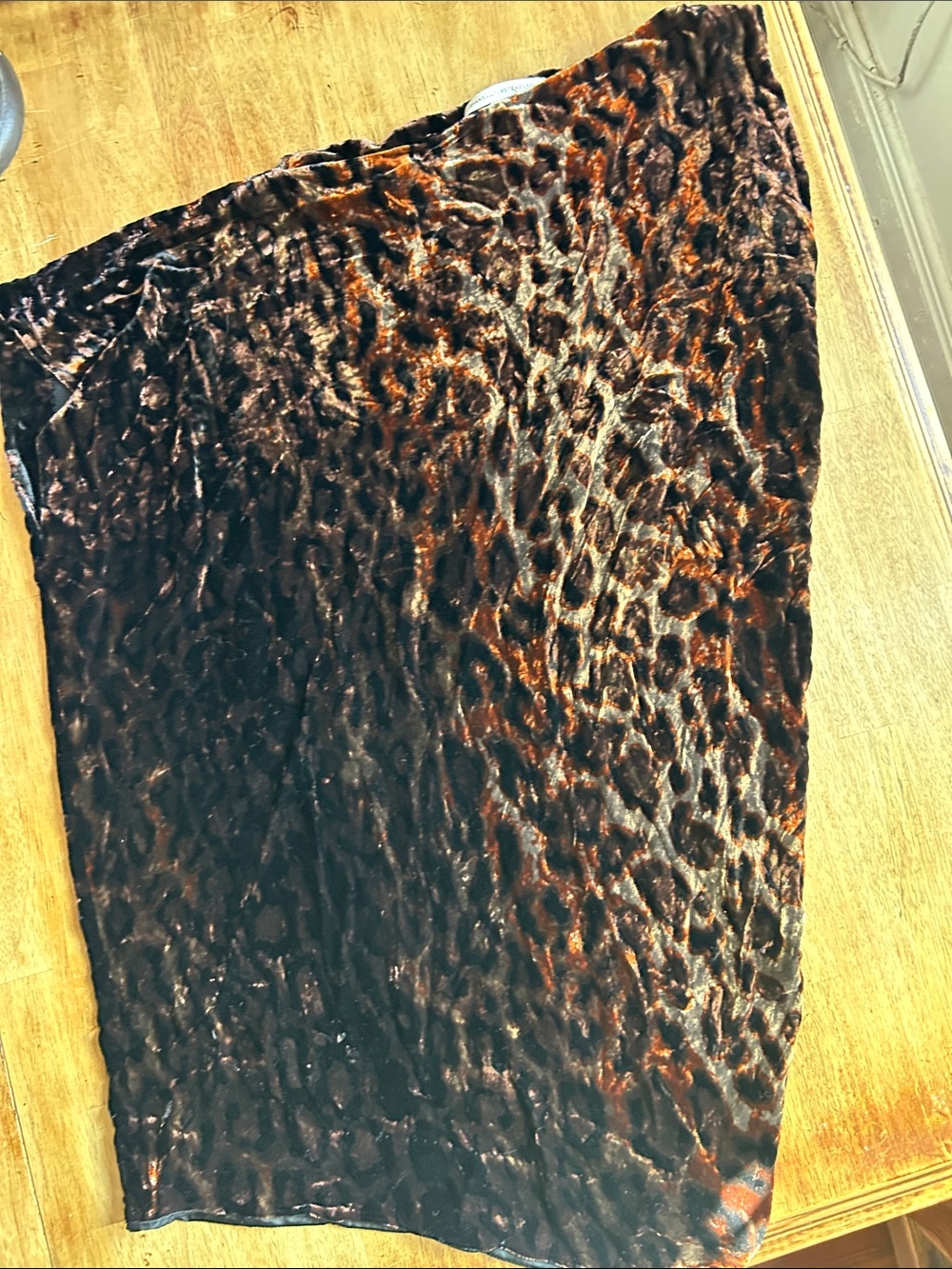 Diane Von Furstenberg Velvet Leopard-Print Maxi Dress in Brown and Black
